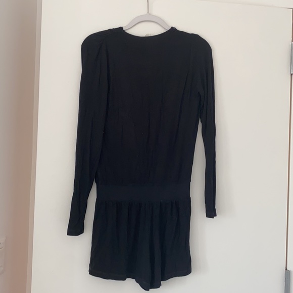 Young fabulous and broke black long sleeve romper - Picture 3 of 3